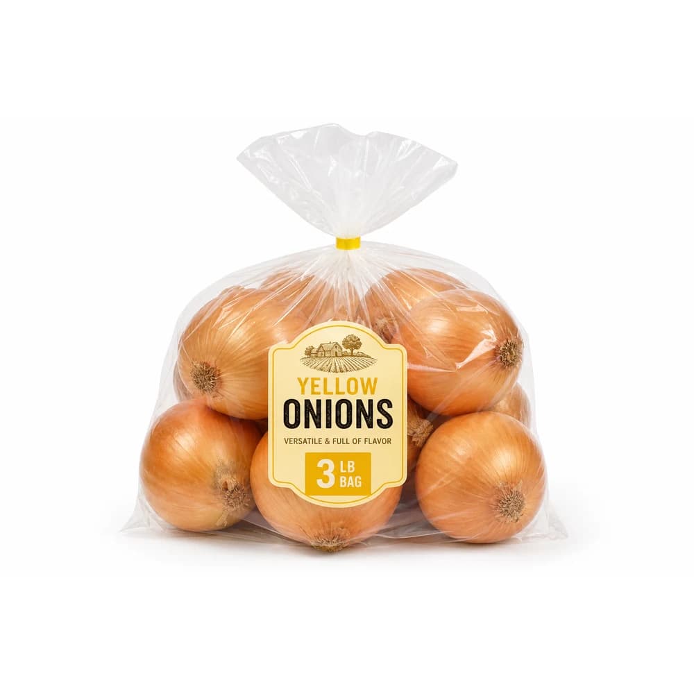 Yellow Onions, 3 lb Bag